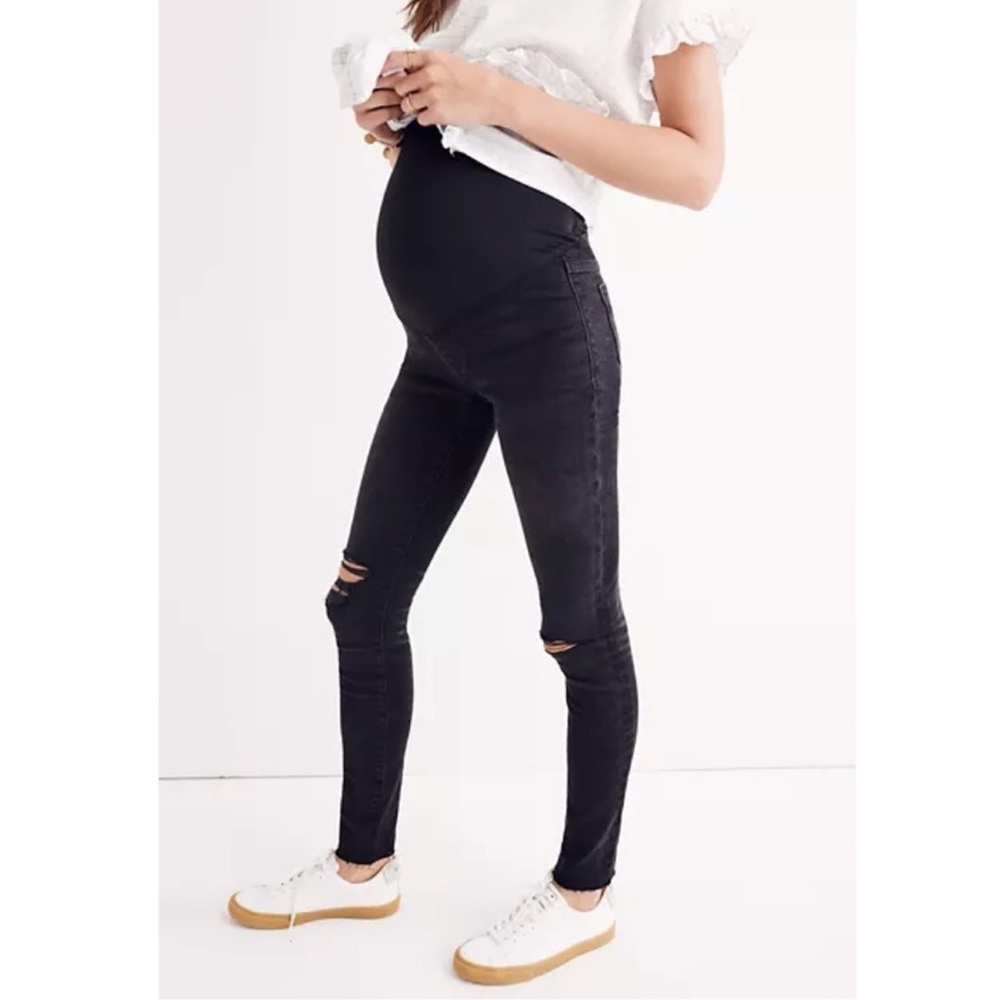 Madewell Maternity Over-the-Belly Jeans. Purchased new, worn a handful of times.